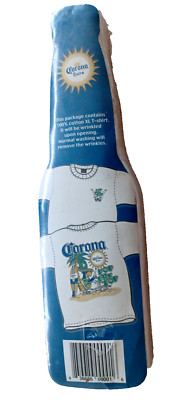 Corona Extra T Shirt -  Pop the Top XL - NEW cello seal intact BEER Rare vintage