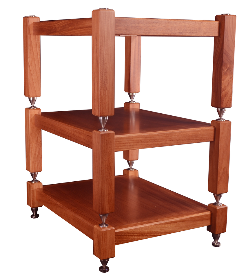 Hi End Rack HI-END AUDIO RACK RED WOOD - 3 TIERED | eBay