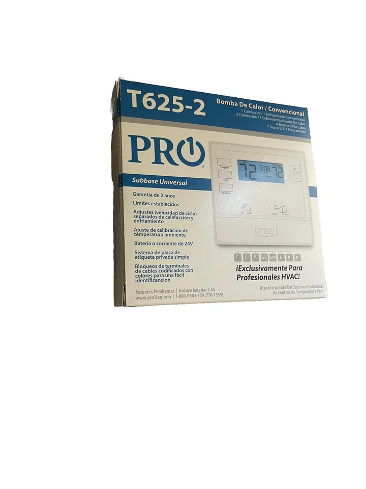 Pro1 IAQ T625-2 Multi-Stage Programmable Thermostat - Image 2 of 4