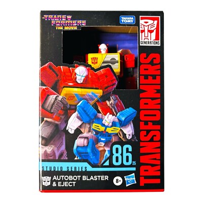 Transformers Studio Series 86 Blaster & Eject Figures USA Seller NEW FAST SHIP