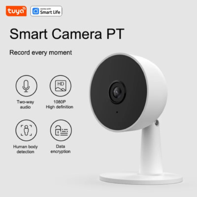 Tuya Smart 1080P Wi-Fi Smart Home Security Camera 2MP, Hd,Real-Time APP Alerts