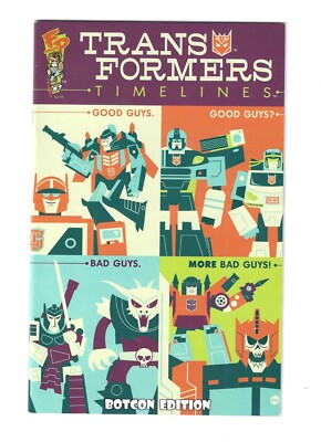 Transformers: Timelines v2 #7 Botcon 2012 Comic Book/Program & Golden Ticket! NM
