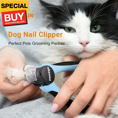 Dog Nail Clipper with Light, Illuminates Nail Clipper Kit or
