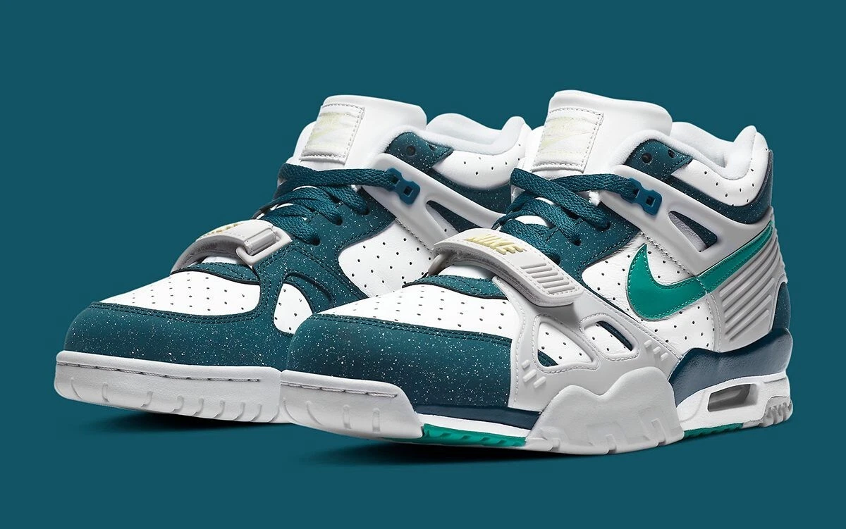 Parámetros Haz un esfuerzo penitencia Nike Air Trainer 3 Midnight Turquoise Grey Green Bo Jackson Size 12.5  CZ3568-100 | eBay