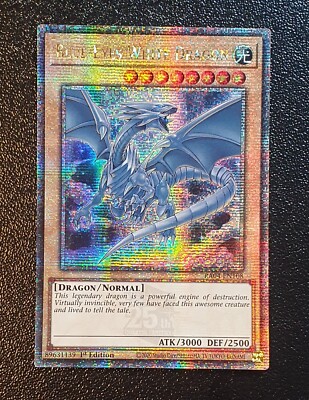 Yugioh RA04-EN108 Blue-Eyes White Dragon (8th artwork) QCSR 1st MINT 10