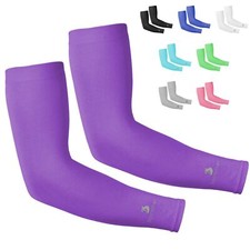 Cooling Arm Sleeves for Men Women 1 pair , UV Protective UPF 50 Long Sun S...