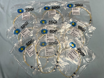 (10) 1m Corning LC-LC UPC OS2 Single Mode SM Fiber Patch Jumper Cable SIMPLEX