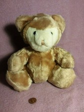 Vintage 9" Eden Nursery Rhyme BROWN TAN CREAM TEDDY BEAR plush stuffed
