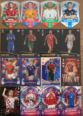 Match Attax EURO 2024 INSERT Legend Signature Style Euro Master LE HS BLACK EDG