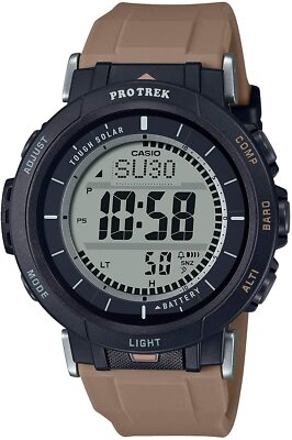 CASIO PRO TREK PRG-30-5JF Tough Solar Compass Barometer Thermometer Men Watch