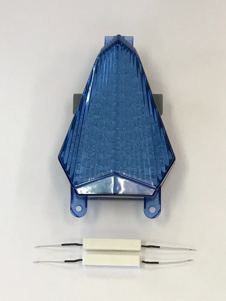 Luz trasera R6 2006-2007 azul luz trasera señal integrada - LED secuencial Foto 2 de 3