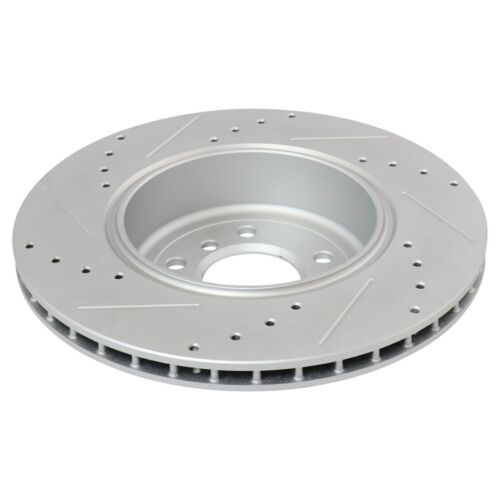 Drilled Brake Rotors Fits 08-10 BMW 535i 04-05 545i 06-10 550i 645Ci 07-10 650i - Picture 2 of 5