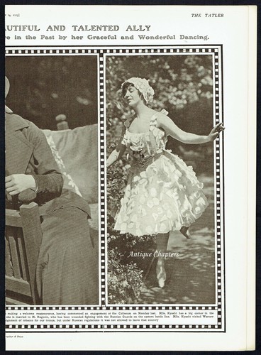 Lydia Kyasht In Her Garden In Hampstead London 1915 2 Page Photo Article H291 - Picture 3 of 4