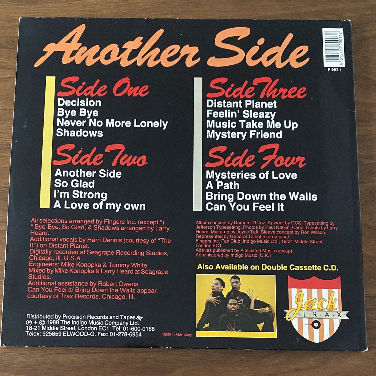 洋楽 FINGERS INC./ ANOTHER SIDE Another Side - Album by Fingers Inc. | Spotify