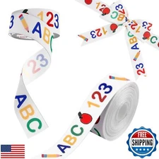 KatchOn, Back to School Ribbon for Crafts - 10 Yard | Ruler Ribbon for Crafts