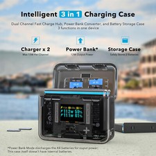 For Insta360 X4 Camera Fast Smart Battery Charger Charging Box Case Station 30W
