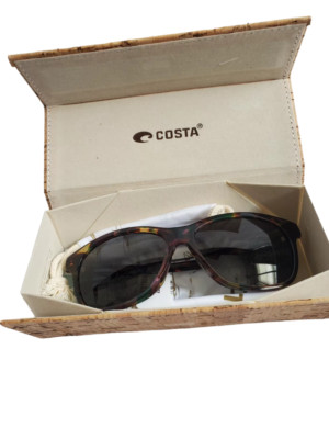 Costa Del Mar Sarasota Sunglasses  Shiny Abalone Gray Polarized 580G