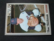 1970 Topps Baseball Card # 379 Tom Tischinski - Minnesota Twins (EX)