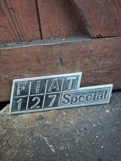 fiat 127 badge (rear badge fiat 127 1971 1983)