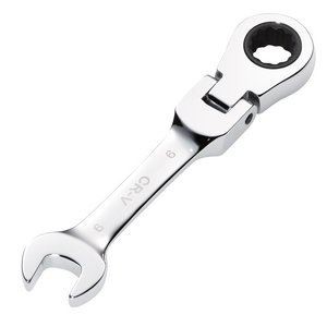 Draper Hi-Torq Stubby Flexible Head Ratchet Combination Spanner 9mm - Image 4