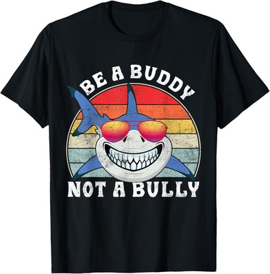 Be A Buddy Not A Bully Shark Unity Day Orange Anti Bullying T-Shirt Hoodie