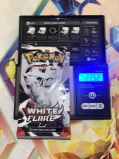 Very Heavy! 22.52g Pokémon TCG SV10.5 White Flare Booster Pack Sealed!