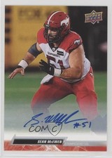 2023 Upper Deck CFL Auto Sean McEwen #7 Auto 0w8