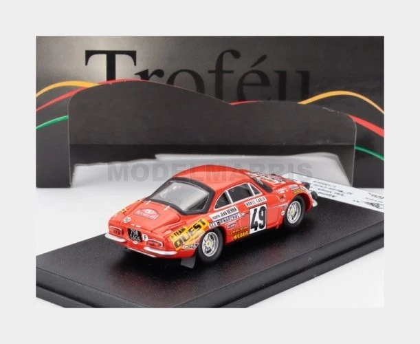 TROFEU TRFRRFR095 RENAULT - ALPINE A110 COUPE N 49 RALLY MONTECARLO 1973 ALEX VI - Immagine 2 di 2
