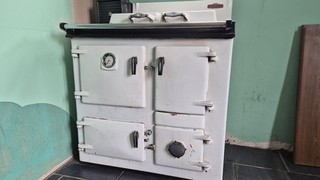 Rayburn Classic Range Cooker Vintage Solid Fuel Stove and twin wall flue