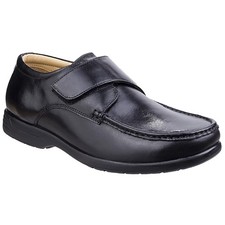 Image of Fleet & Foster Mens Fred Dual Fit Leather Moccasin FS5107