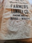 Vintage Farmers Lumber Co. Ph. 12 Used Smoking  Imperial, Nebraska. Nail Apron.  — photo 2