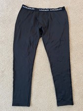 Mens Under Armour Coldgear Base 3.0 Fitted Leggings Black 2XL WEAR 