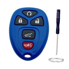 Key Fob Shell Replacement for Chevy Suburban Tahoe Traverse/GMC Acadia Blue