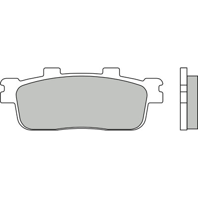 28282 - compatible with SYM JOYRIDE 125 4T E3 125 2007 BRAKE PADS BREMBO