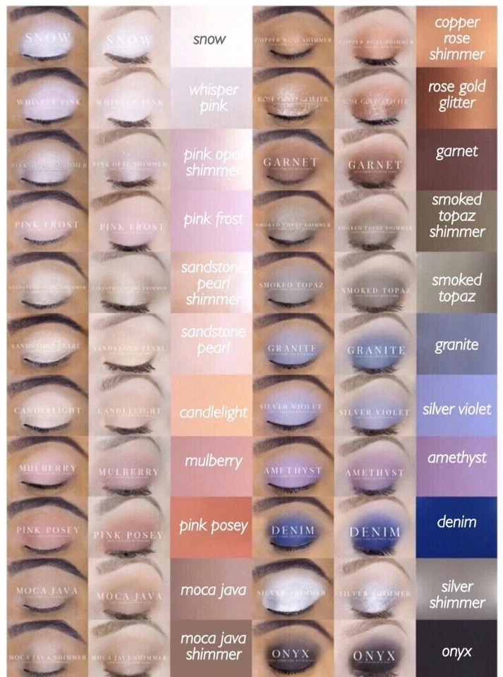 SeneGence ShadowSense Crema a Polvo Impermeable Sombra de Ojos Nueva Envío Gratuito Foto 2 de 4