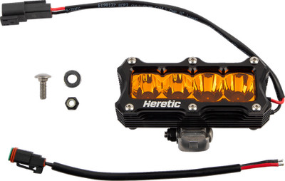Heretic 50415 4in 24W CREE LED Flood Spot Light Pod Stainless Mount Universal