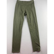Aerie Chill Play Move Leggings Regular Rise Olive Green Stretch Cotton Womens M