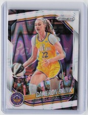 2025 Panini WNBA Prizm Cameron Brink #87 White Seismic Prizm Los Angeles Sparks