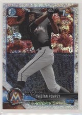 2018 Bowman Draft Chrome Sparkles Refractor Tristan Pompey #BDC-129 c5r