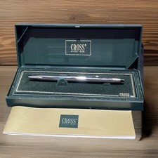 Vtg 1960s Cross Classic Century Lustrous Chrome Ballpoint Pen Model 3502 USA