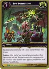 Light Play WoW TCG Sow Destruction Magtheridons Lair World of Warcraft