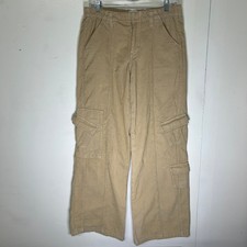 Urban Outfitters BDG Pants Womens Small Brown Tan Y2K Cargo Corduroy Baggy