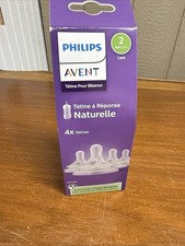 Philips Avent Baby Bottle Nipples Size 1 Medi...
