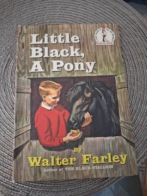 Little Black, A Pony: Dr Seuss book by Walter Farley illus by J Schucker 1st ed - Image 1 of 4
