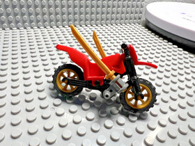LEGO Ninjago Movie Minifigure - Kai Fire Mech Driver w/ Motorcycle - NJO0349