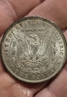 1885 O Morgan Silver Dollar 90% US Silver Coin Toned