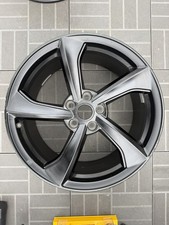 1 X GENUINE TESLA BLACK 19” JUNIPER ALLOY WHEEL 9.5J ET45 2188221-00-D