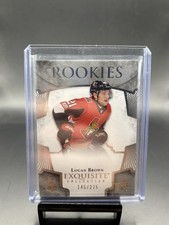Logan Brown Exquisite Collection Rookies /275 Rookie Card 2017-2018 #R16 Ottawa