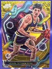 2023-24 Topps Cosmic Chrome - Galaxy Greats John Stockton #GG-21 Gold...