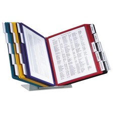 VARIO 40 Pocket Desktop Reference System - Letter Size 20 Double-Sided Panels...